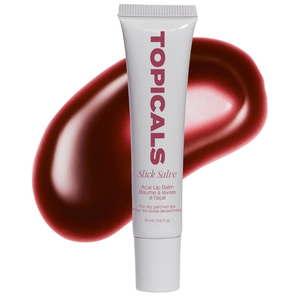 Topicals Slick Salve Glossy Lip Balm in Açai
